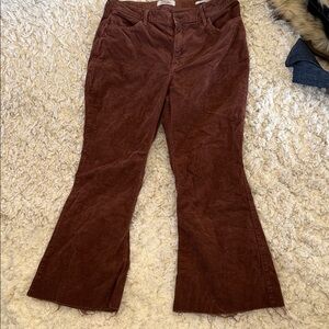 Wrangler Women’s Corduroy Flare Jeans - Dark Brown size 14